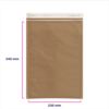 Pochette matelassée nid d'abeille 100% papier 230 x 340 mm