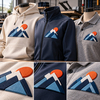Détail du relief 3D et de l'épaisseur du flex Siser Brick 600 sur hoodie, veste softshell et polo