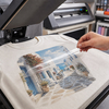 SISER Crystal – film transfert textile transparent pour personnalisation de t-shirt blanc
