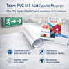 Team PVC M1 Mat Opacité Moyenne – Film PVC rigide classé M1, surface mate, idéal signalétique et PLV.