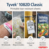 Le Tyvek® 1082D Classic est un matériau synthétique non‑tissé de polyéthylène haute densité, Léger, résistant à la déchirure et imperméable
