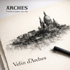 Velin d’Arches est un papier d’art prestigieux fabriqué selon la méthode traditionnelle sur forme ronde
