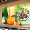 adhésif en rouleaux pour jet d'encre Orajet 3650 brillant adhésif solvant permanent gris blanc 105g 1370mm x 50m