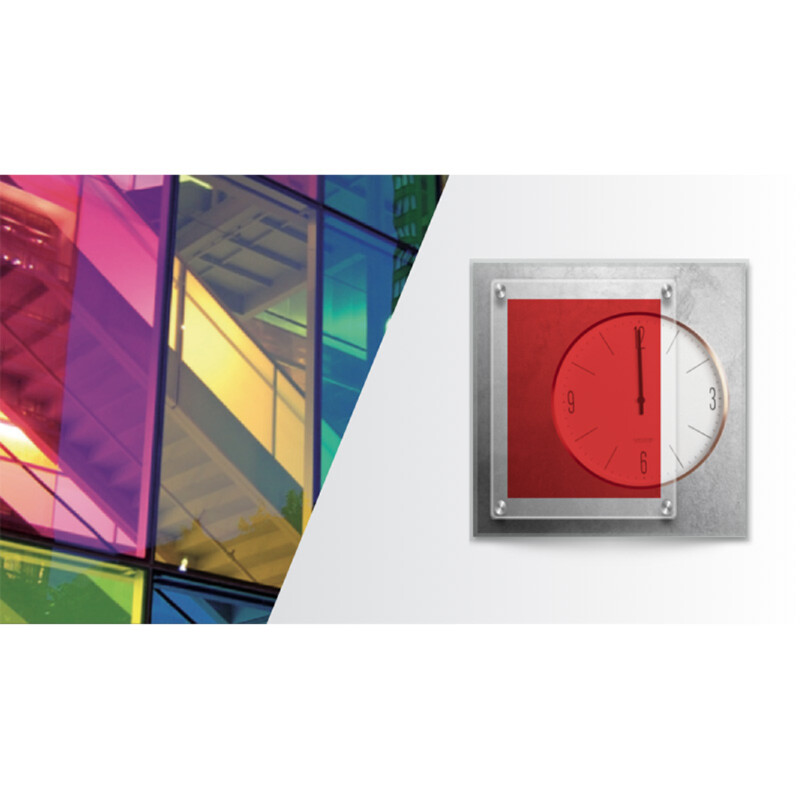 Film de couleur pour vitrage Rouge REFLECTIV 60193 Rouleau de 1.52 x 5ml