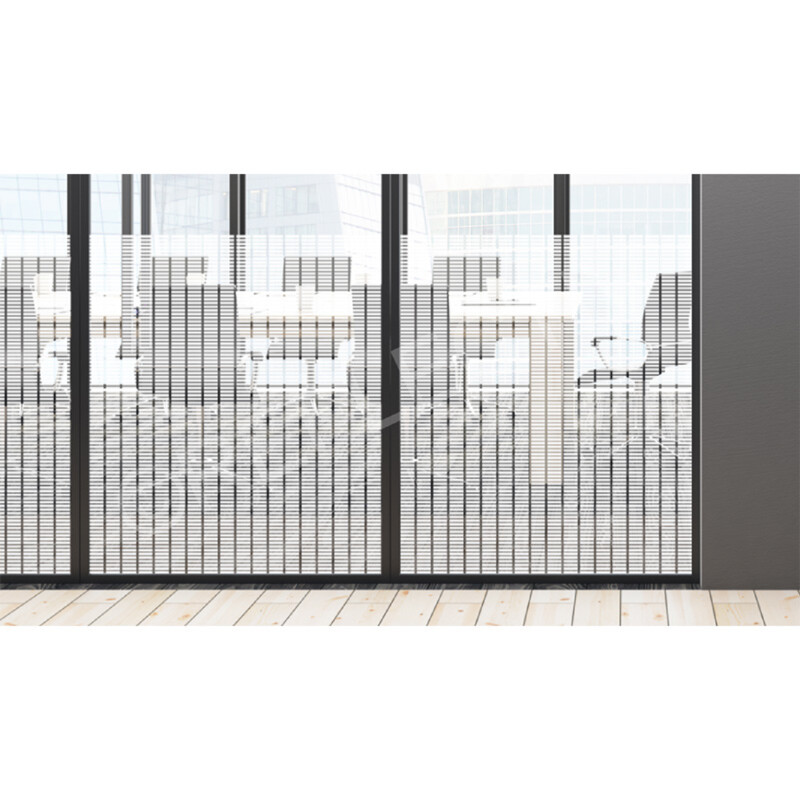 Film décoratif blanc motif rectangles blancs de 7 REFLECTIV INT612 Rouleau de 1.52 x 5ml