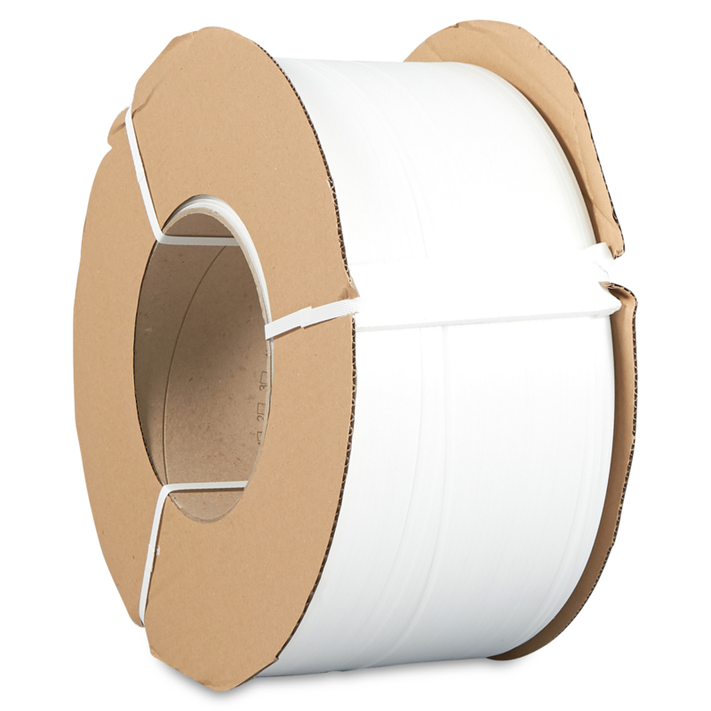 Feuillard machine polypropylène transparent 550µ 12 mm x 3000 m