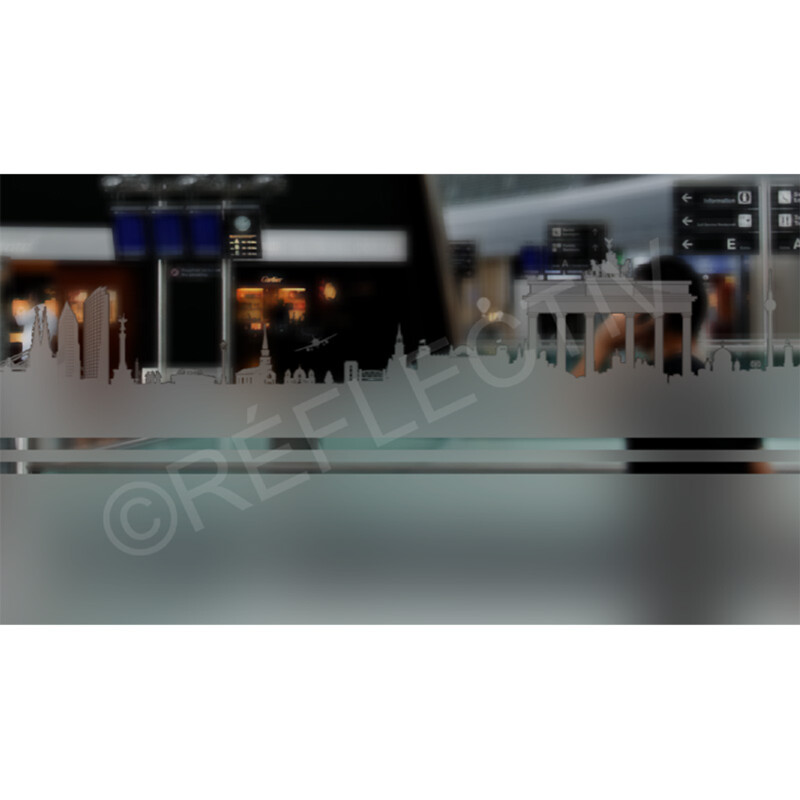 Frise dépolie Allemagne REFLECTIV TWY130 Rouleau de 0.12 x 10 ml