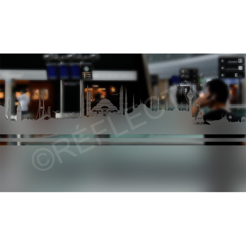 Frise dépolie Turquie REFLECTIV TWY450 Rouleau de 0.12 x 10 ml