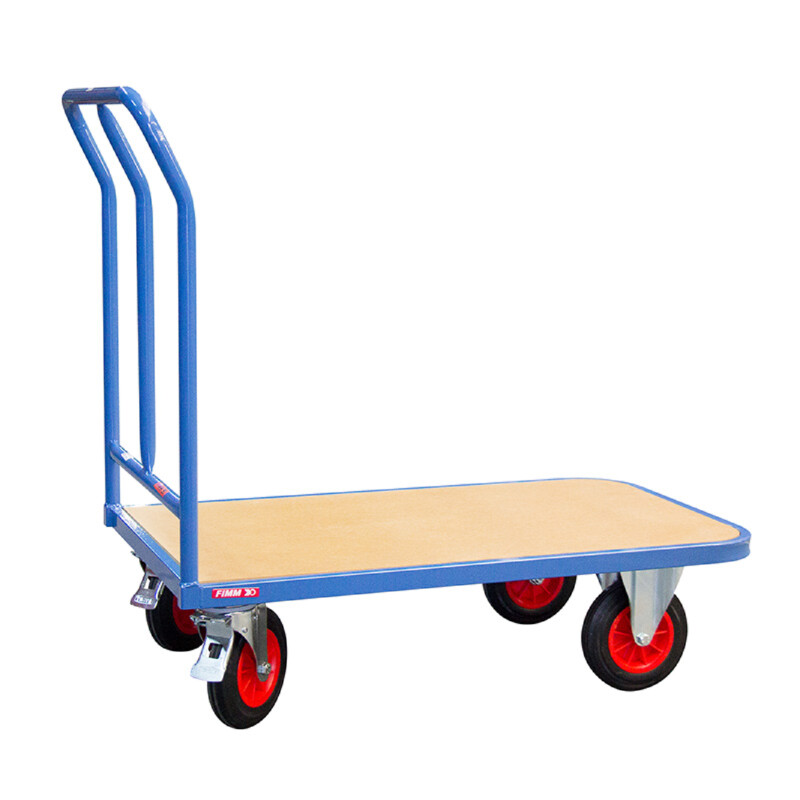 Chariot de manutention 400kg 1000 x 560 mm dossier fixe roues Ø 200 mm Fimm