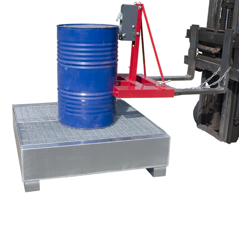 Pince 1 fût automatique poids maxi métal 500kg, plastique 250kg Fimm