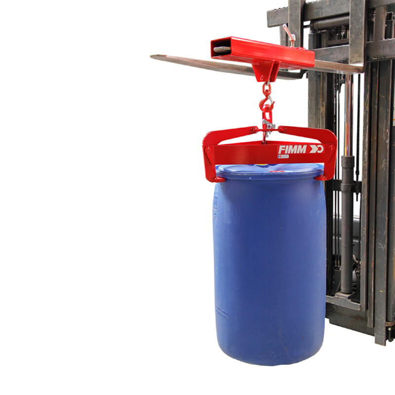 Pince semi automatique à fûts métal ou plastique poid maxi 600Kg Fimm