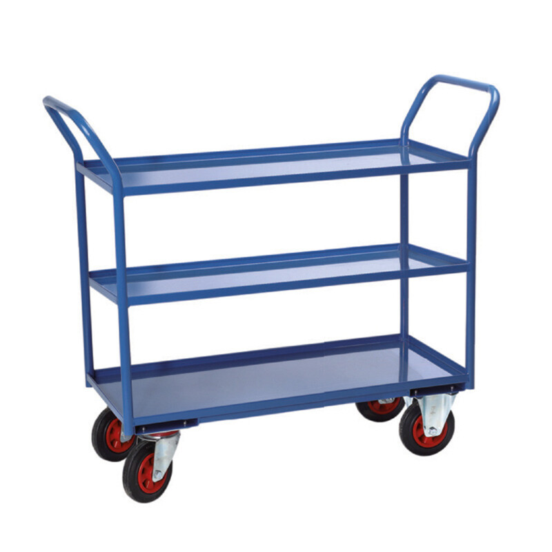 Servante 400kg, 3 plateaux tôle 935x435 mm, Fimm