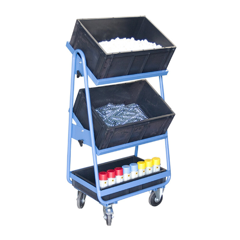 Servante plateau inclinable avec 3 bacs 600 x 400 mm Fimm