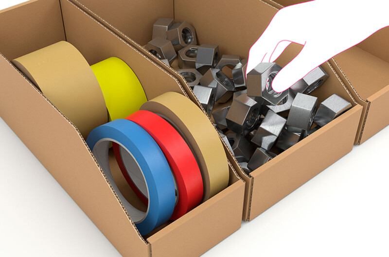 Bac à bec Brun 300 mm x 50 mm x 110 mm