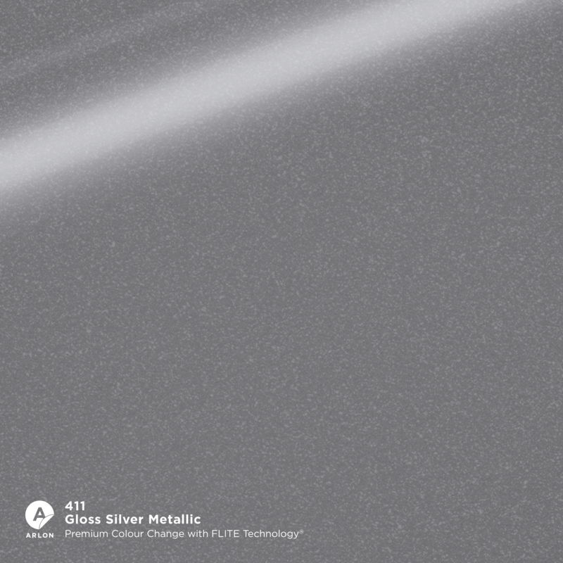 Vinyle coulé Arlon Premium Colour Change 411 Gloss Silver Metallic brillant