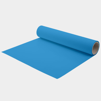 Flex universel en polyuréthane pour transfert à chaud 308 bleu clair  CHEMICA Hotmark Revolution