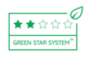 Un produit classé 2 étoiles "Green Star System Packaging" signifie qu'il est composé au total de 50 à 99 % de matériaux recyclés (PIR+PCR) ou renouvelables, qu'il est conforme au règlement REACH, mais qu'il n'est pas techniquement recyclable.